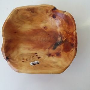 Viva Terra Root of the Earth Decorative Bowl wooden bowl - small